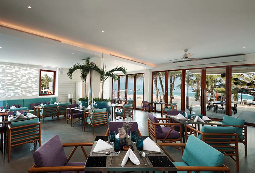 Azure beach lounge at Pullman Danang Beach Resort