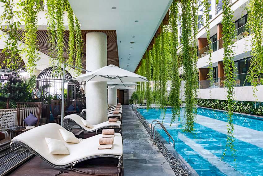 Swimming Pools at New Orient Hotel Danang