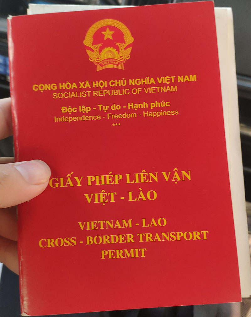 Viet-Lao Cross Border Transport Permit