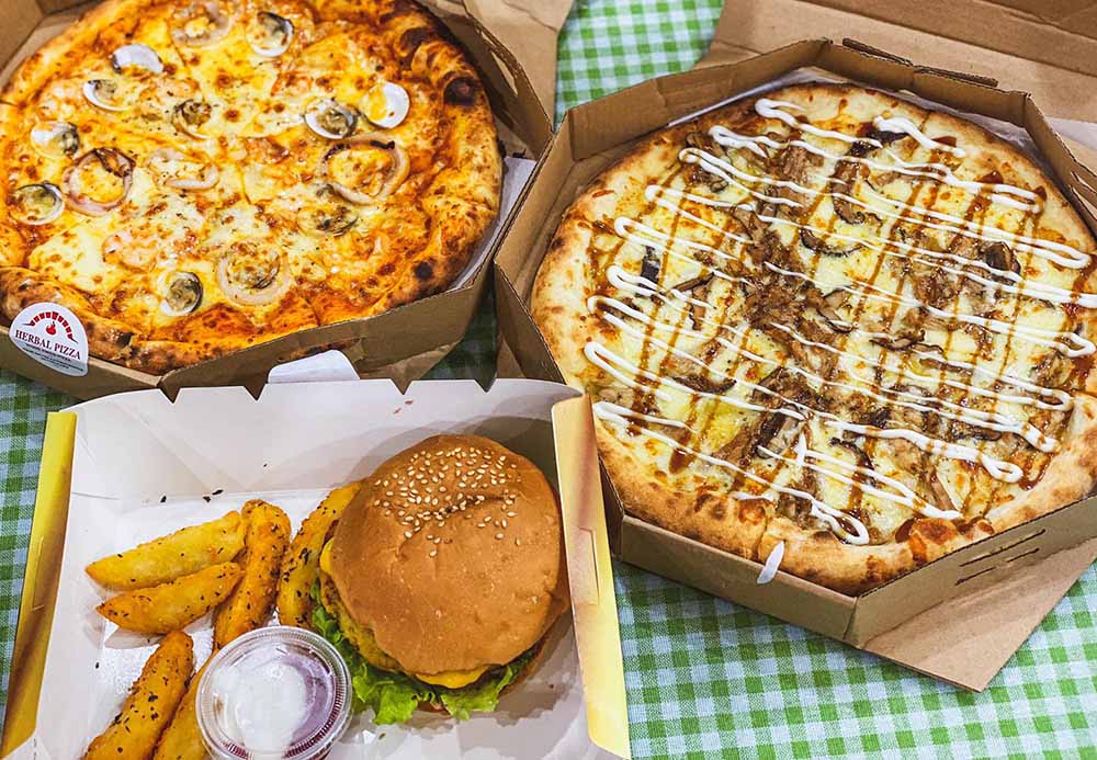 Pizza and Burger by Herbal Pizza