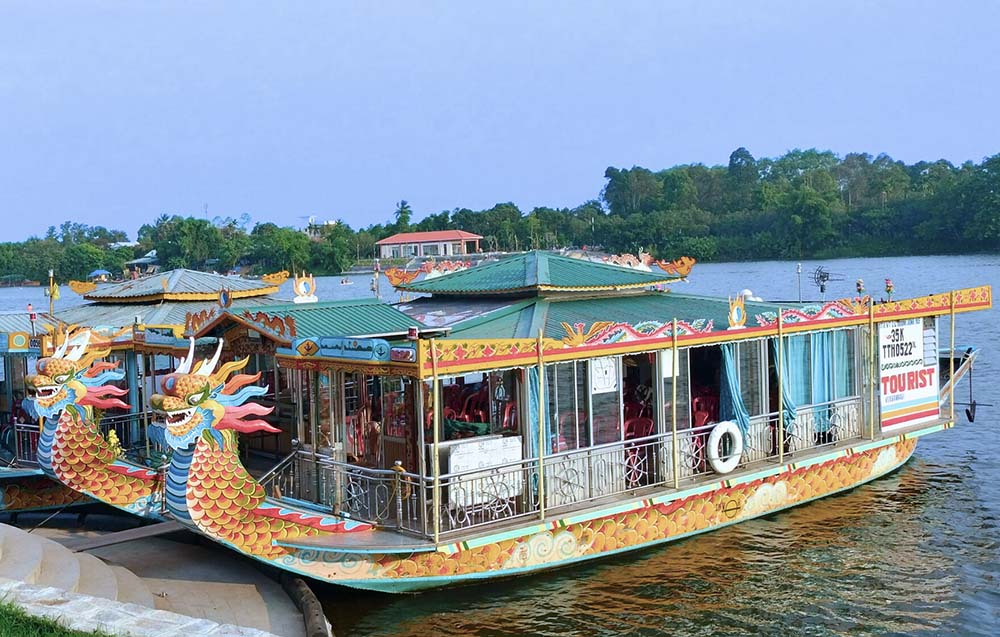 Hue Boat On Perfume River