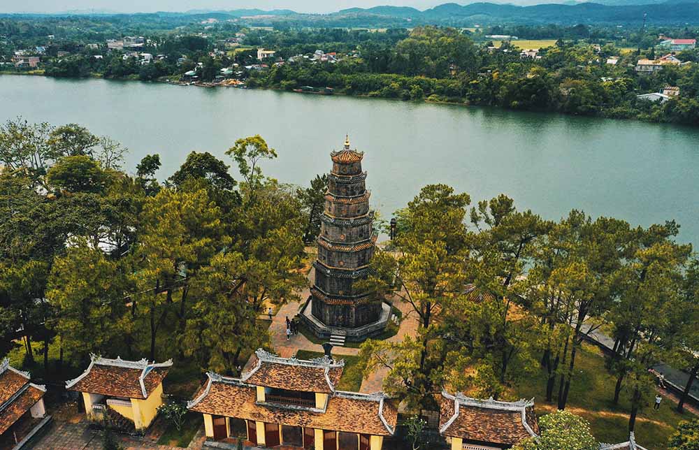 Thien Mu Pagoda and Perfume River