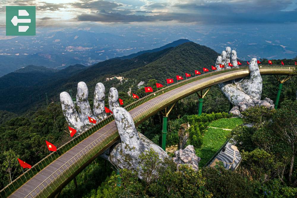 Golden Hand Bridge Vietnam