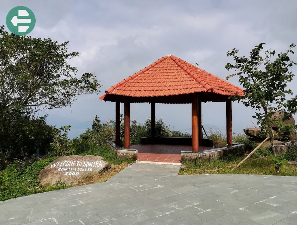 Red Roofed Pavilion at Son Tra Viewpoint