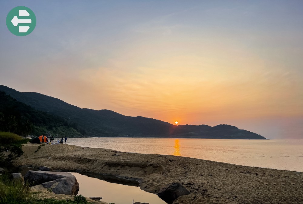 Sunrise at Bai Rang Beach