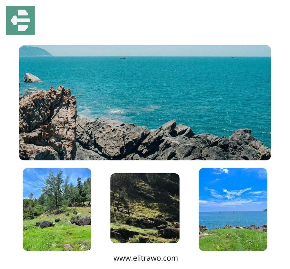 Black Rock Beach Turquoise Ocean Rocky Coastline