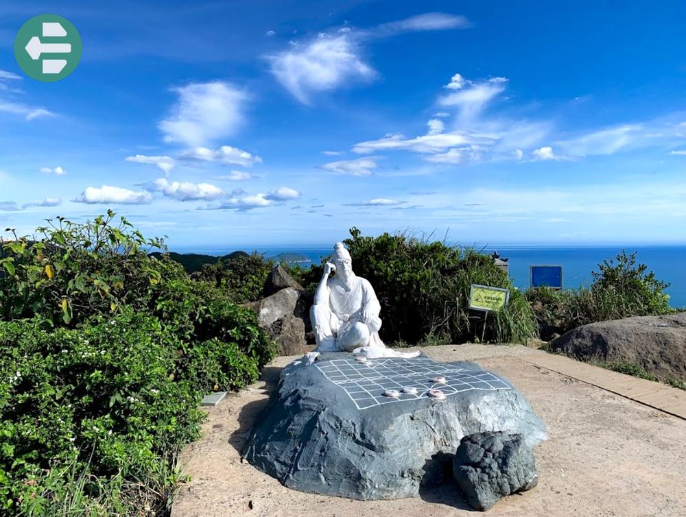 Stone Statue Ocean View