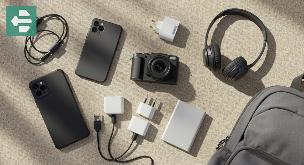 Phone and charger for trip