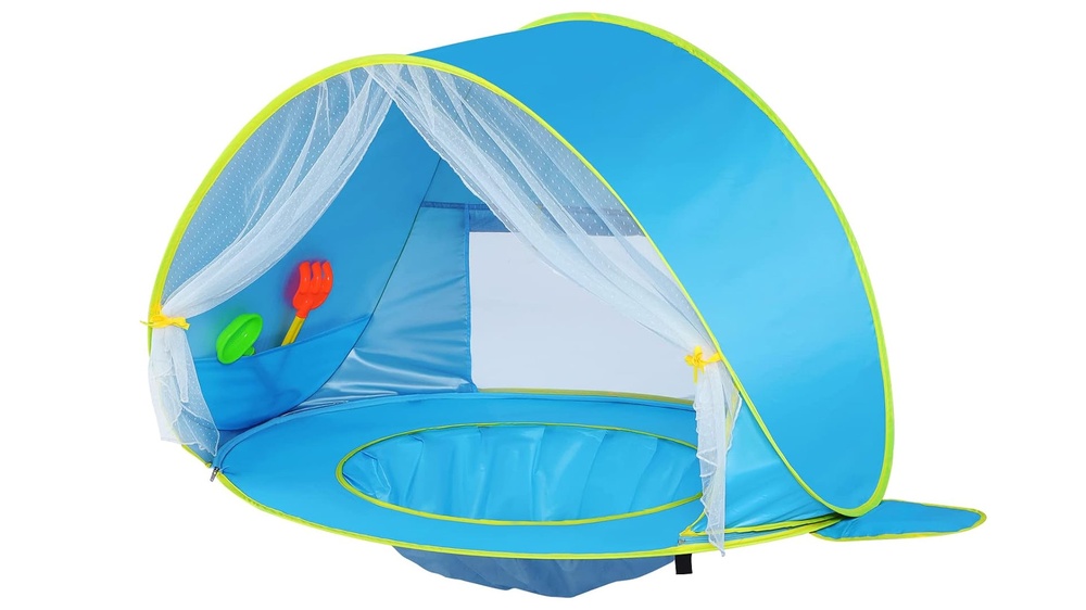 Baby Pool as a Beach Playpen