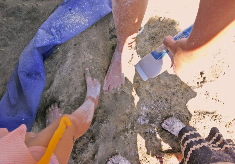 Baby Powder beach hack