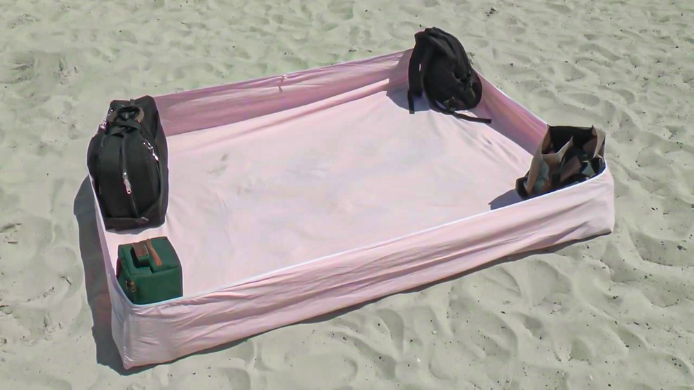 Fitted Sheet Beach Hack