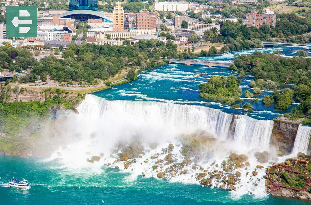 Niagara Falls, New York in September