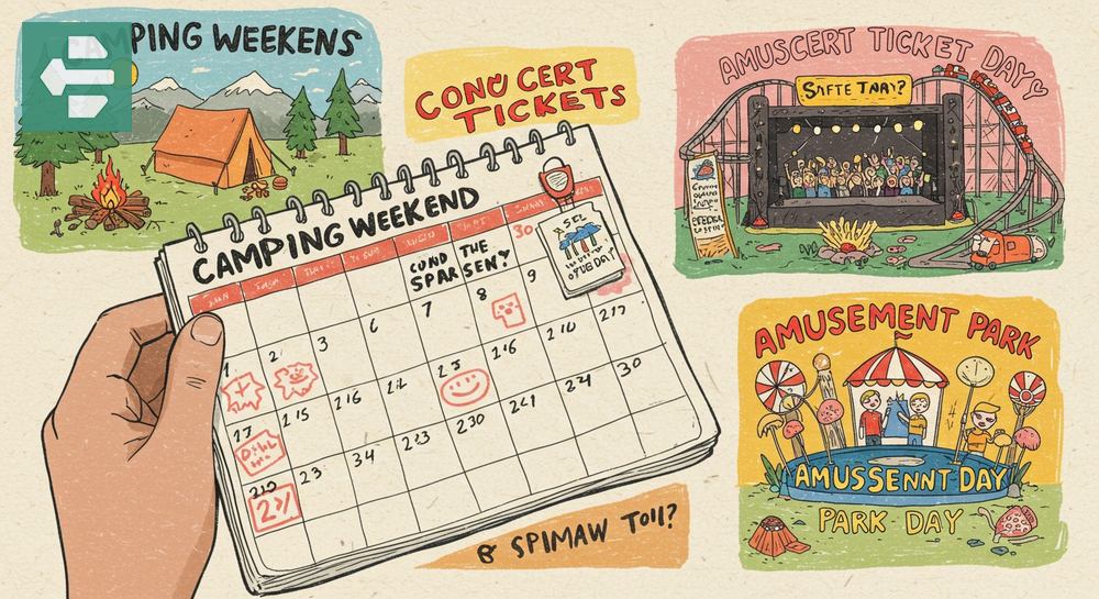 Schedule the big stuff ASAP