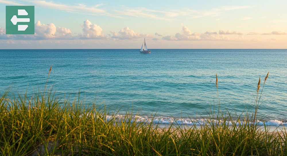 The ocean breeze puts my mind at ease