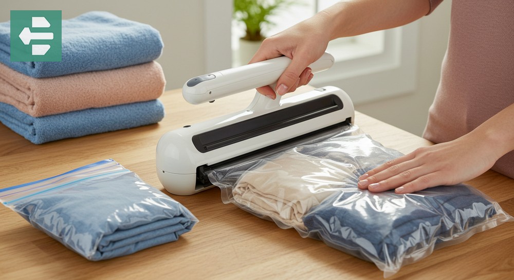 Use compression bags for clothing