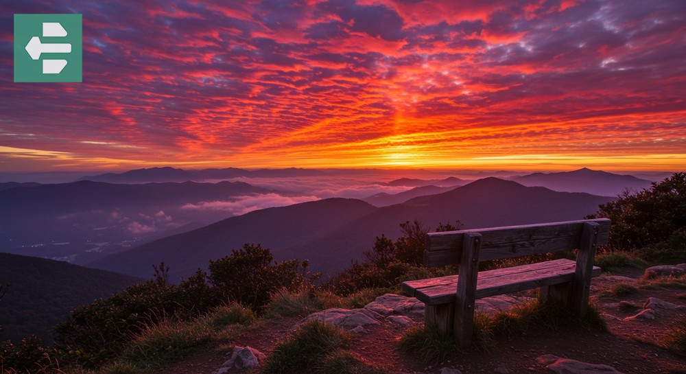 Watch sunrise from the mountain lookout