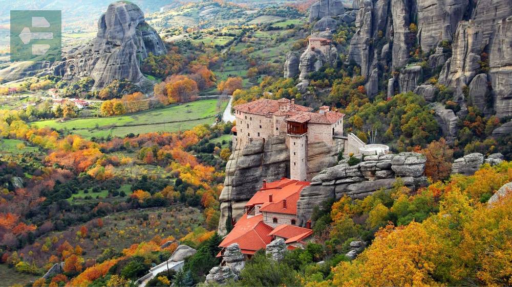 Meteora Greece Autumn