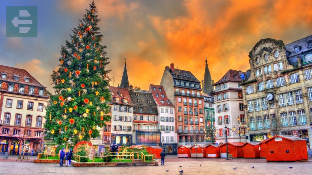 Strasbourg France xmas
