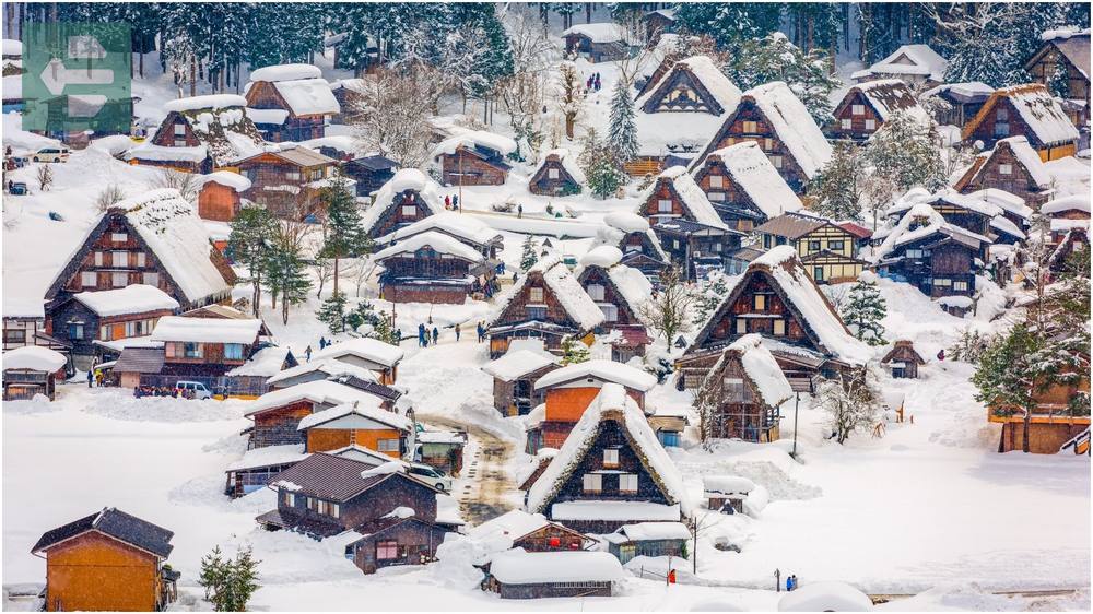 Shirakawago Japan Winter