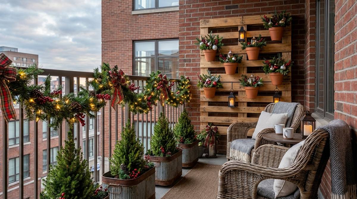 1 balcony decor christmas