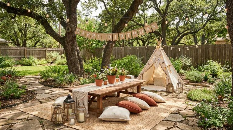 1 boho decor birthday