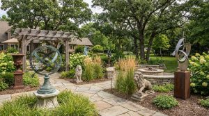 1 garden decor statues