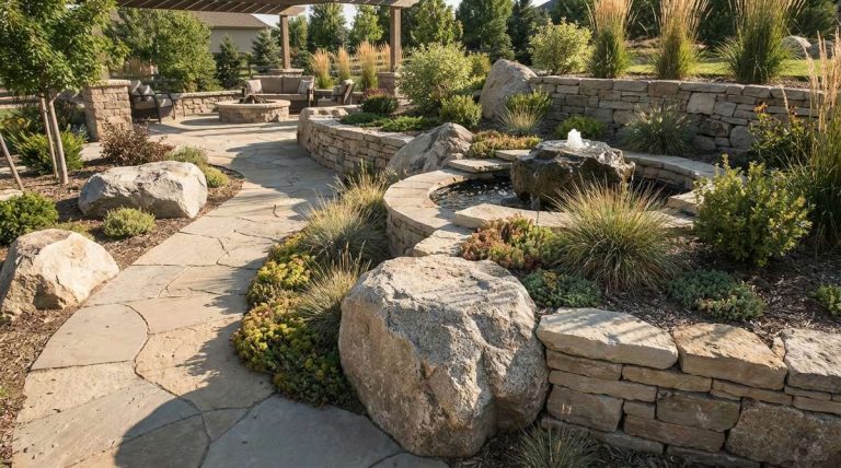 1 garden decor stone