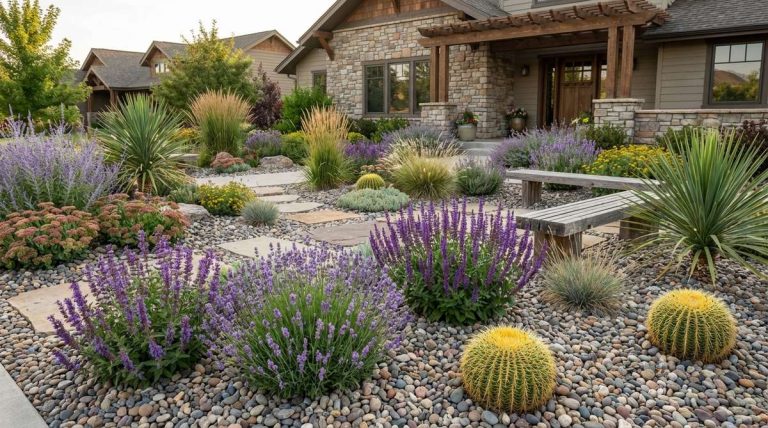 1 gravel garden bed