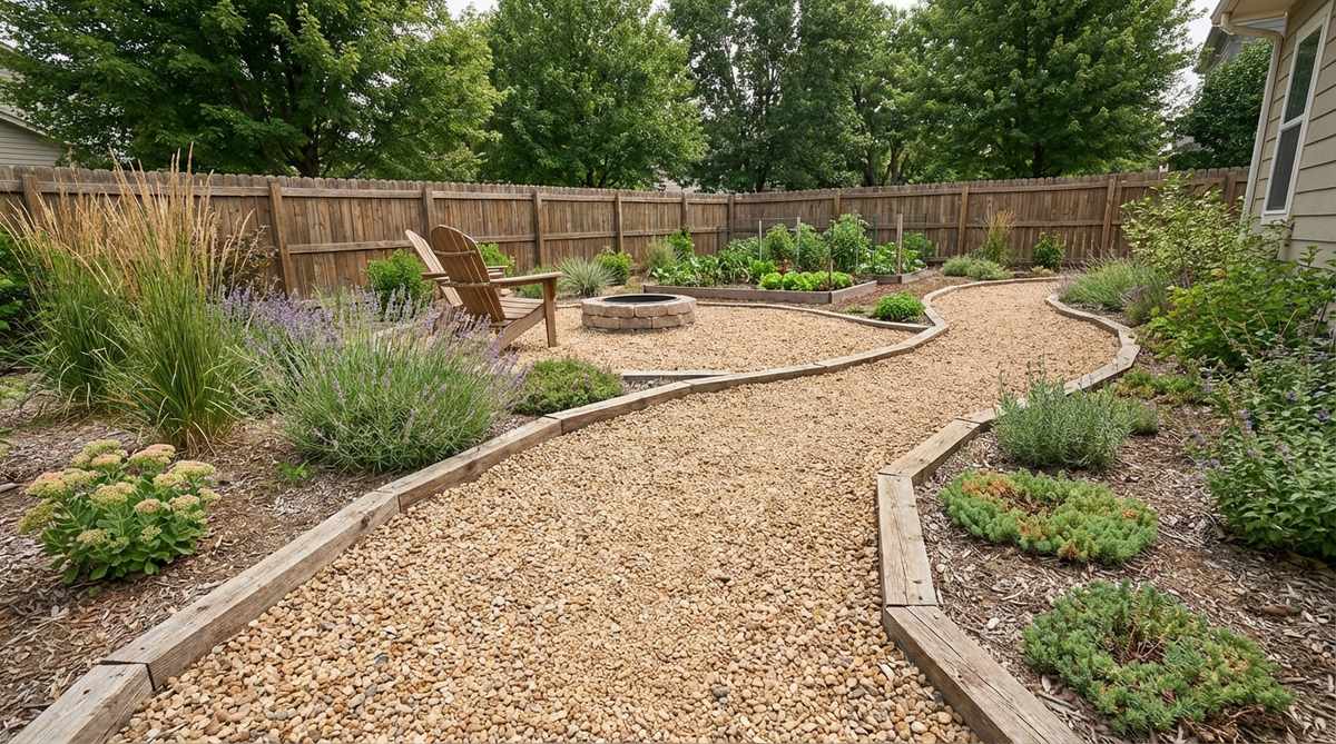 1 gravel garden path