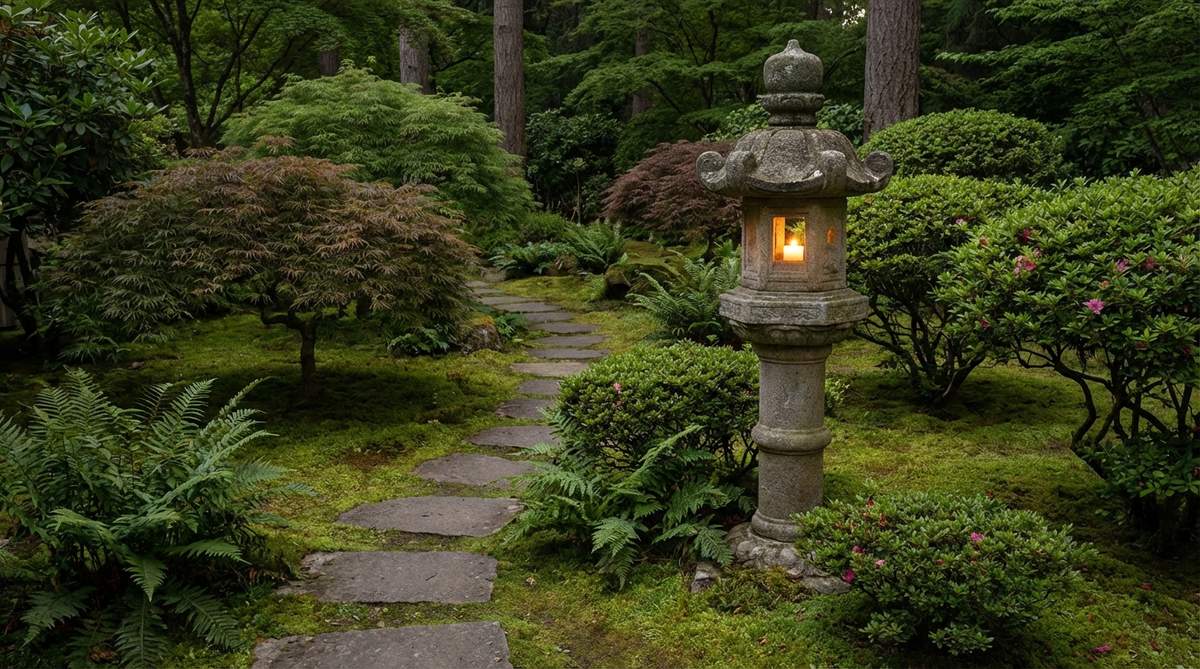 1 japanese garden lanterns