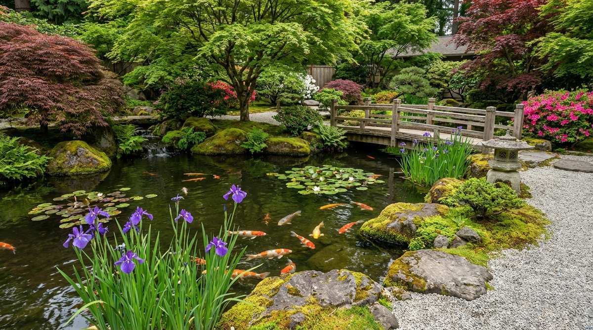 1 japanese garden pond