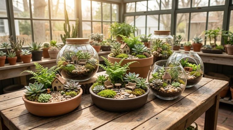 1 miniature garden decor