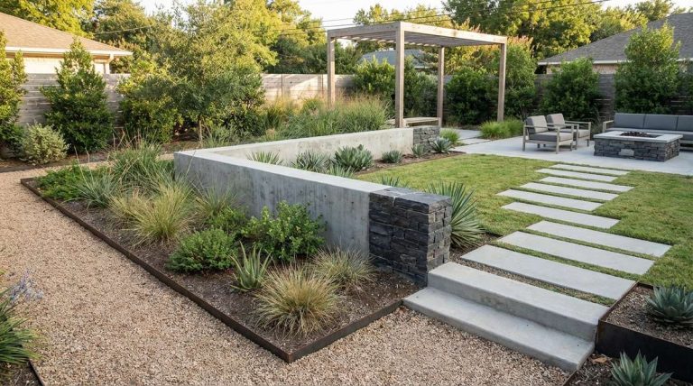 1 modern garden edging ideas