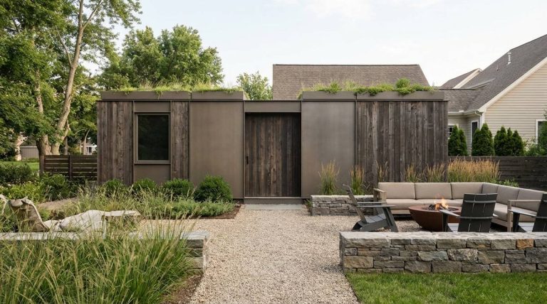 1 modern garden shed