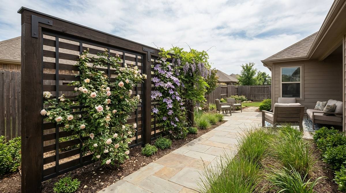 1 modern garden trellis