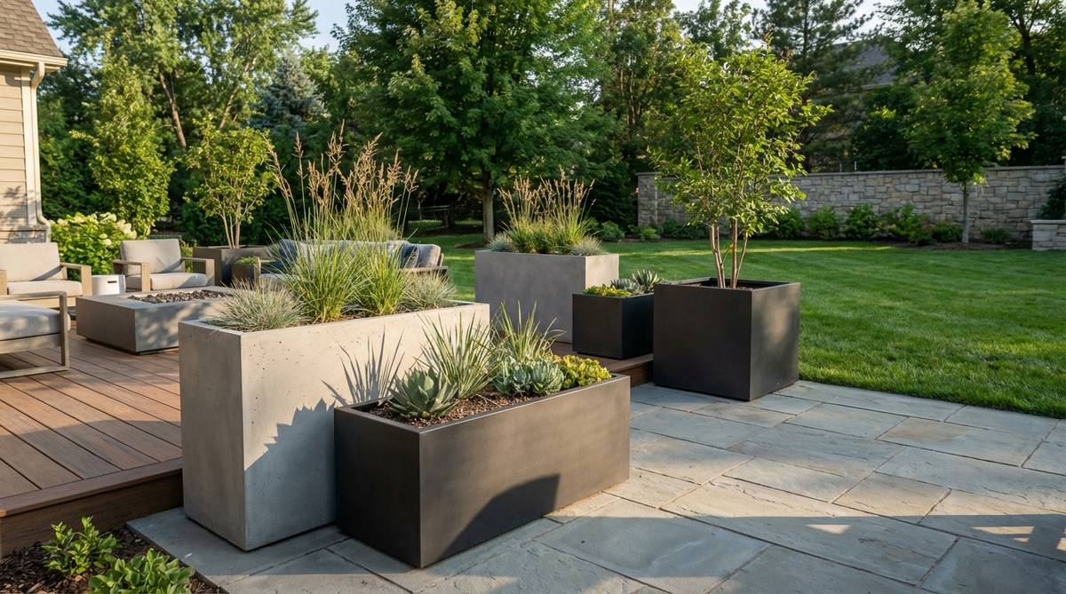 1 outdoor decor planters