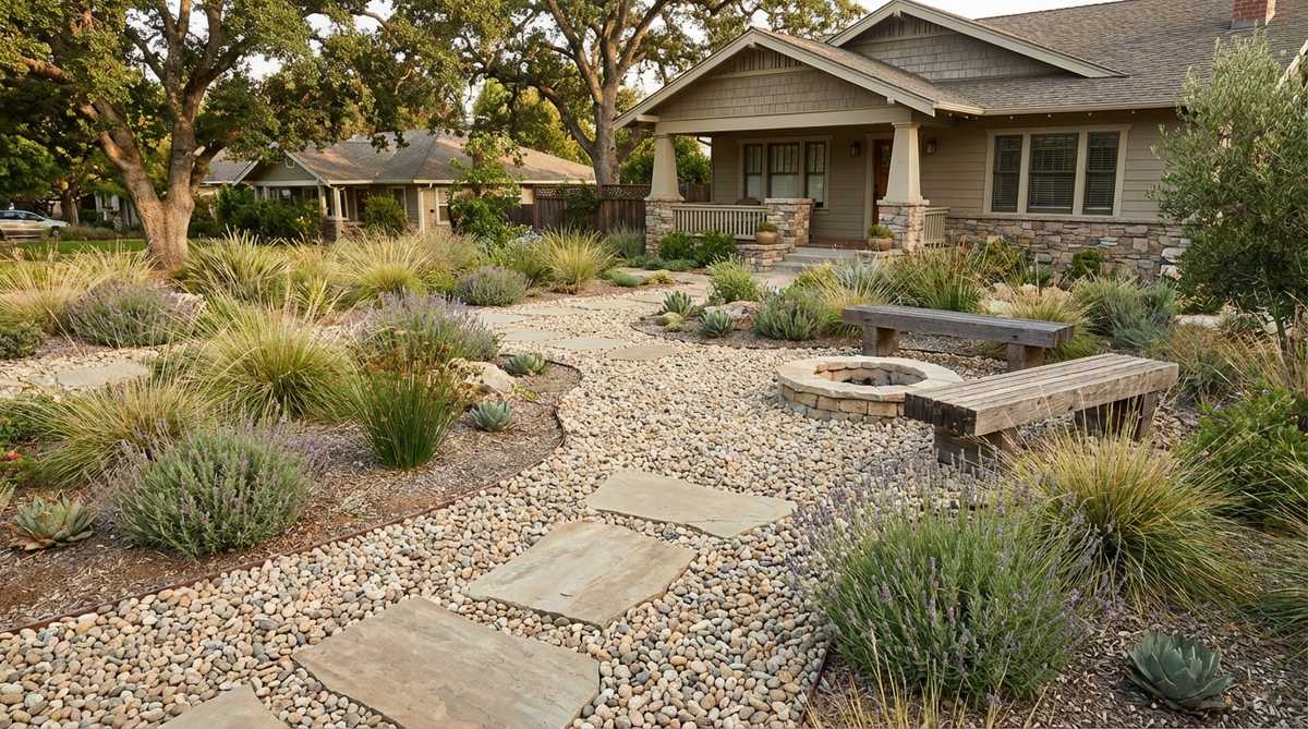 1 pea gravel gardens