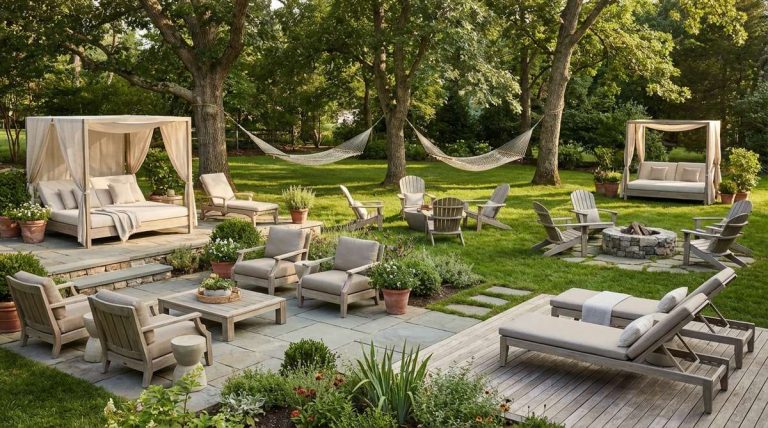 1 relaxed garden furniture