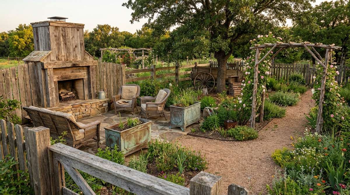 1 rustic garden decor