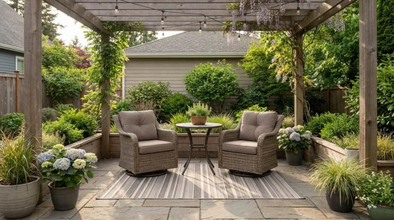 1 small garden furniture