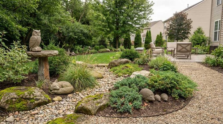 1 stone garden animals