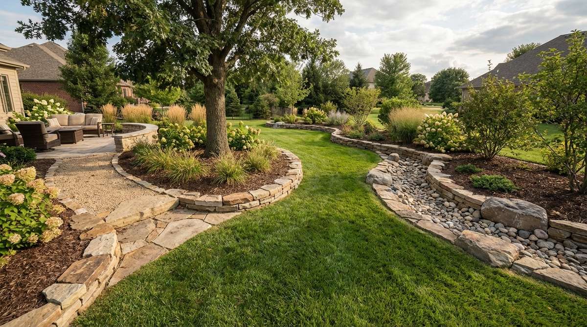 1 stone garden edging