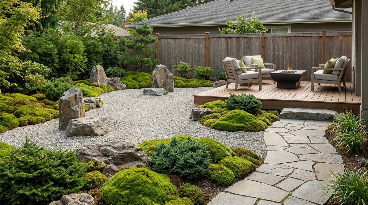 1 stone garden japanese