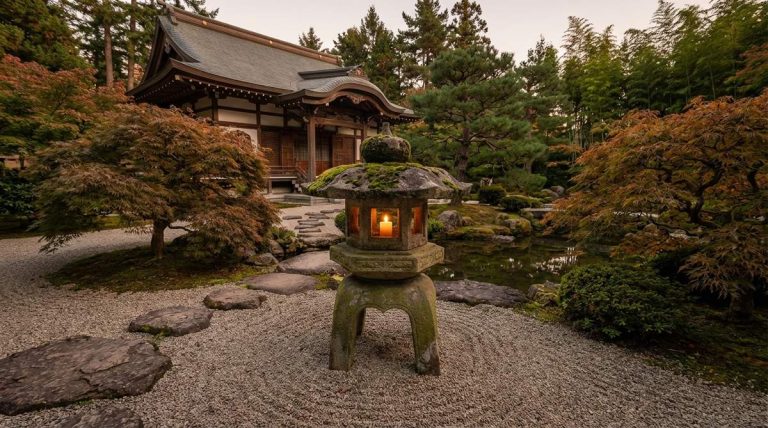 1 stone garden lantern