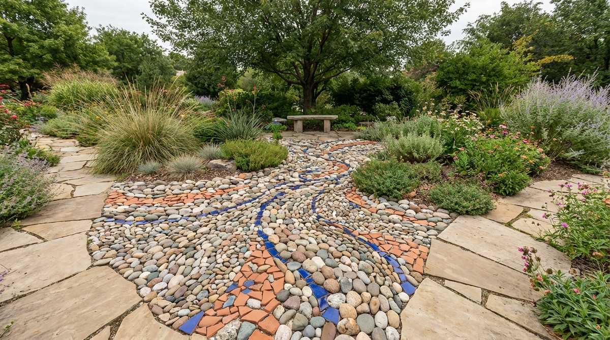 1 stone garden mosaic