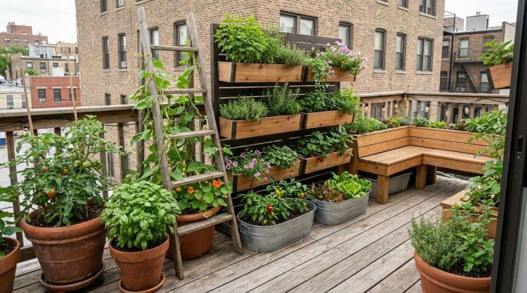 1 urban balcony garden