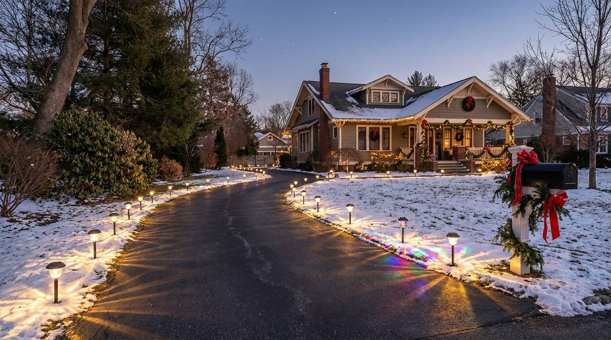 driveway border stake lights
