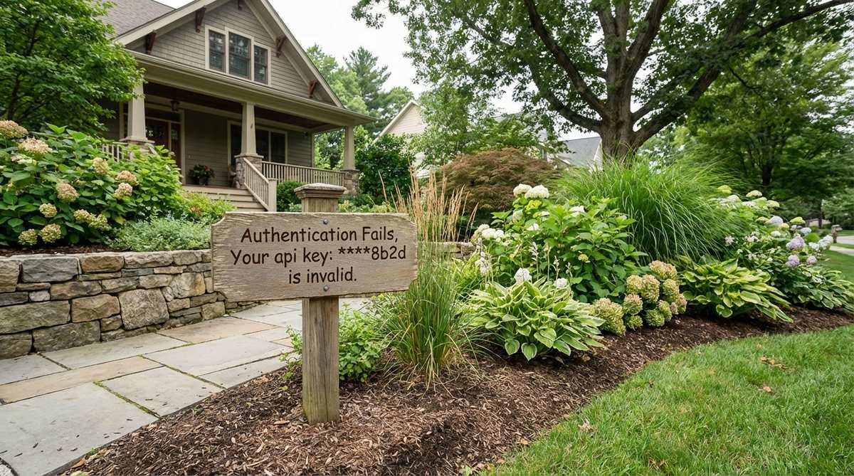 Authentication Fails, Your api key: ****8b2d is invalid