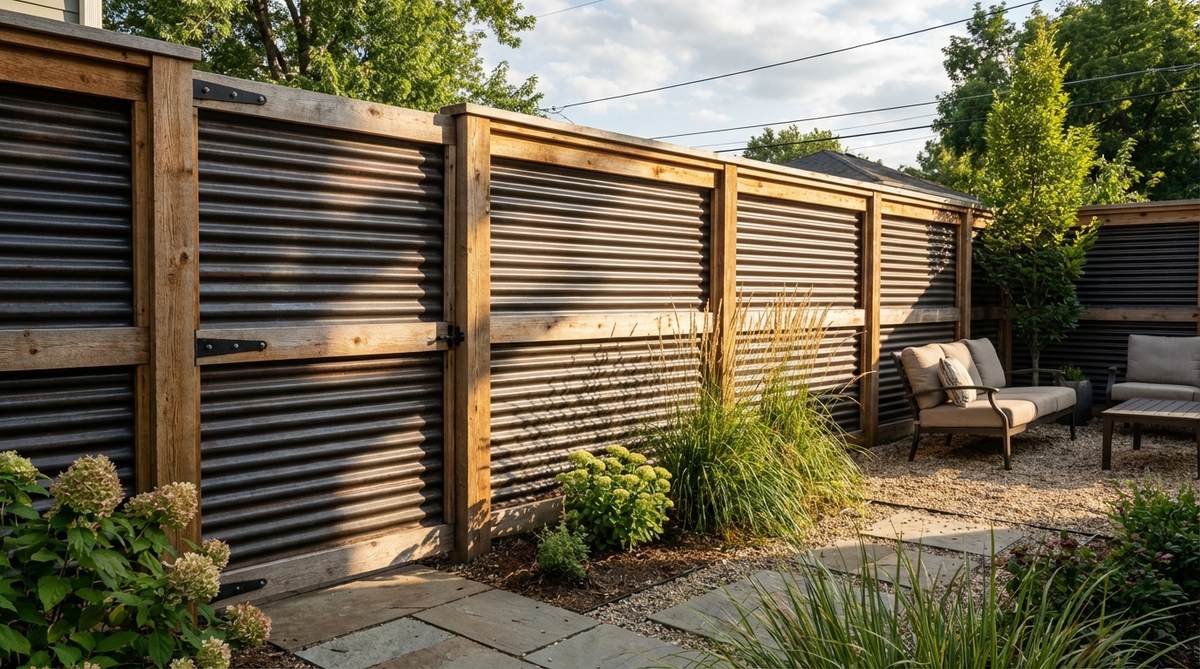 corrugated metal panels