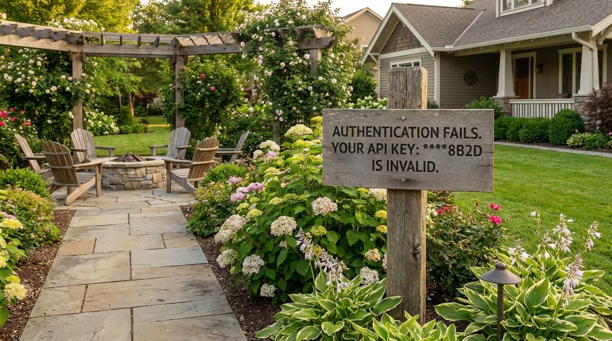 Authentication Fails, Your api key: ****8b2d is invalid